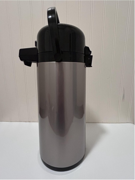 Unbranded Other - Grindmaster Stainless Steel Silver Airpot Vacuum Coffee Dispenser Pump Lid